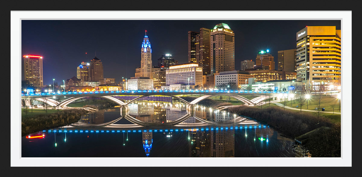 Columbus Skyline at Night