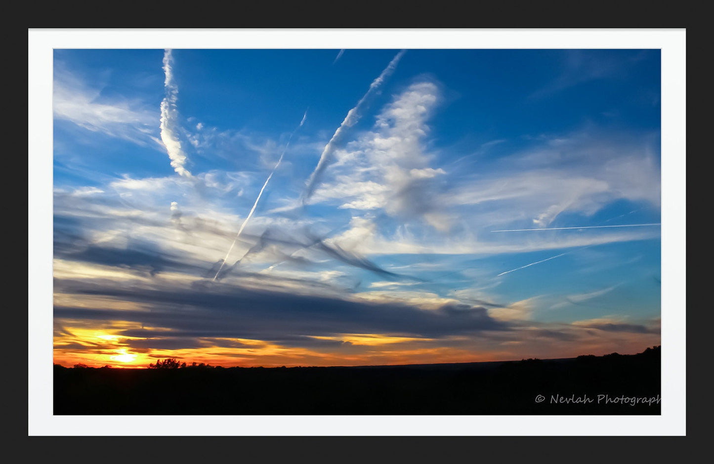 Blue Skies at Sunset