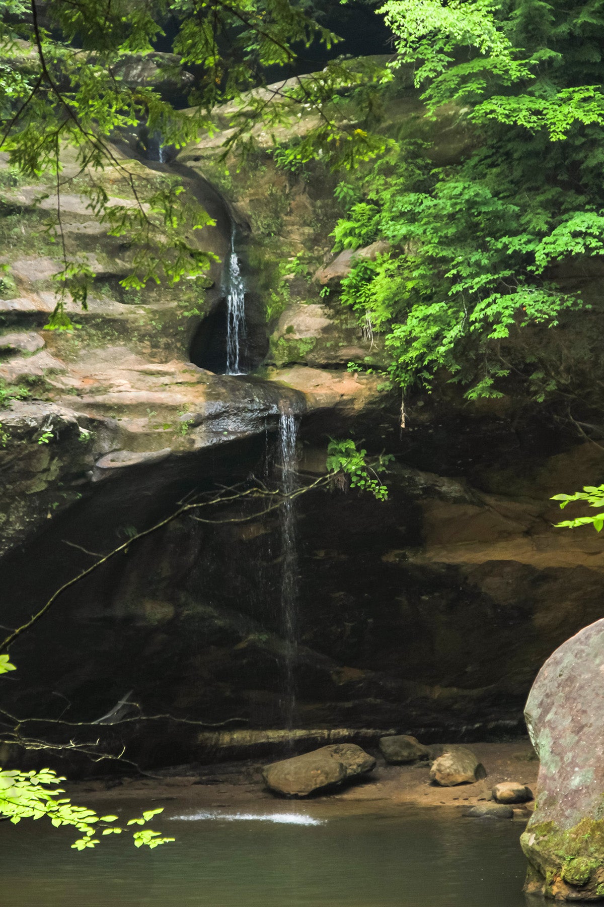 Old Man Cave Waterfall